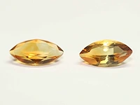 1,00 ct. marquise vorm saffraan citrine-edelsteen - afbeelding 1 van  6