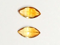 1,00 ct. marquise vorm saffraan citrine-edelsteen - afbeelding 2 van  6