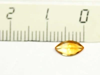 1,00 ct. marquise vorm saffraan citrine-edelsteen - afbeelding 3 van  6