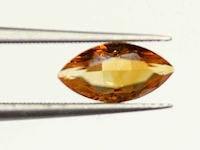 1,00 ct. marquise vorm saffraan citrine-edelsteen - afbeelding 4 van  6