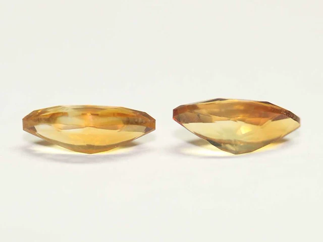 1,00 ct. marquise vorm saffraan citrine-edelsteen - afbeelding 5 van  6