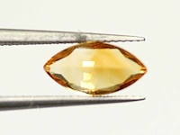 1,00 ct. marquise vorm saffraan citrine-edelsteen - afbeelding 6 van  6