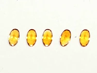 1,00 ct. ovale vorm mandarijne kleur citrien-edelsteen - afbeelding 5 van  6