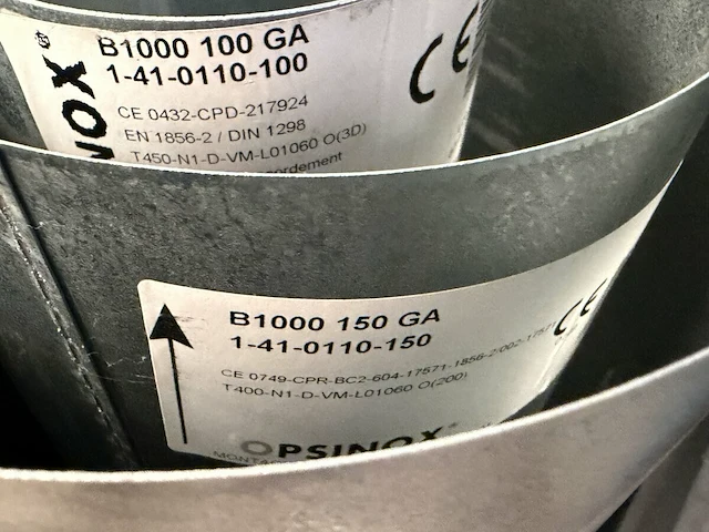 100 kachelbuizen opsinox, 30 bochten - afbeelding 10 van  11