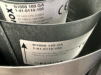 100 kachelbuizen opsinox, 30 bochten - afbeelding 10 van  11