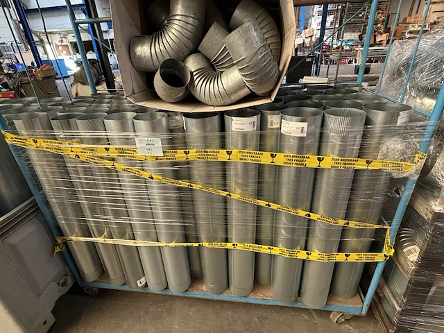 100 kachelbuizen opsinox, 30 bochten - afbeelding 4 van  11