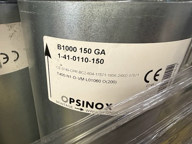 100 kachelbuizen opsinox, 30 bochten - afbeelding 5 van  11