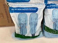 100% pp non woven blouse blauw (200x) - afbeelding 2 van  5