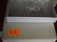100 pvc champagneglaasjes