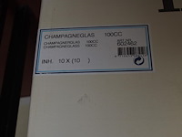 100 pvc champagneglaasjes - afbeelding 2 van  2