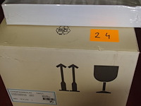 100 pvc champagneglaasjes - afbeelding 1 van  2