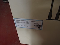 100 pvc champagneglaasjes - afbeelding 2 van  2