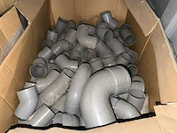 100 pvc verdeelstukken/moffen/bochten