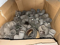 100 pvc verdeelstukken/moffen/bochten - afbeelding 2 van  7