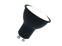 100 x 4.9w gu10 led spot 4000k zwart - afbeelding 1 van  2