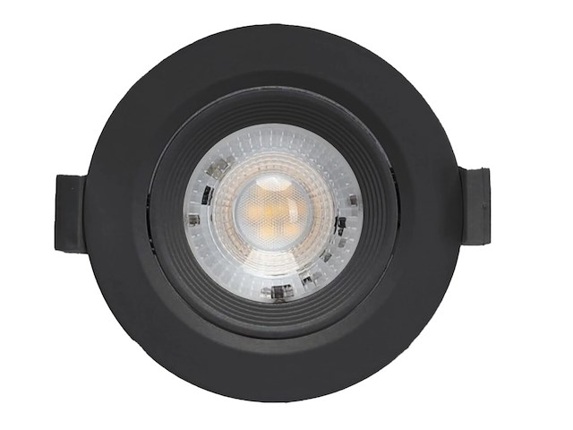 100 x 4.9w smd led inbouwspot 4000k zwart met lens - afbeelding 5 van  7