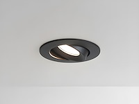 100 x 4.9w smd led inbouwspot 4000k zwart met lens - afbeelding 1 van  7