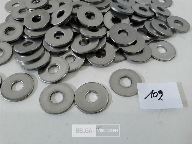 100 x carrosserie rondel inox a2 m10x30 - afbeelding 3 van  3