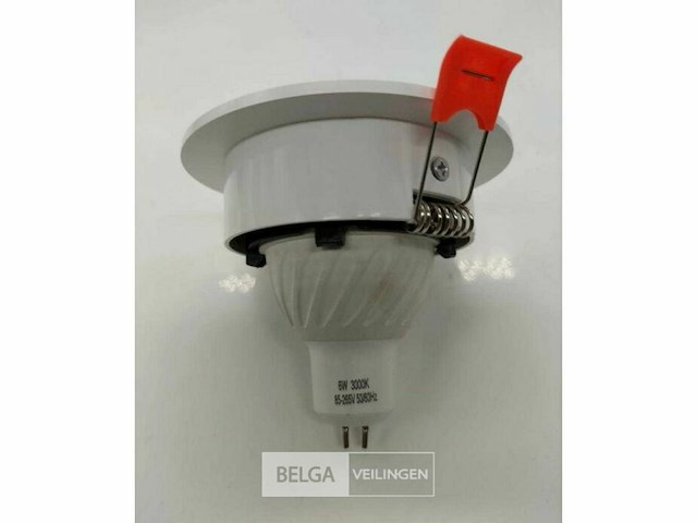 100 x downlight fitting – draaibaar – gu10 – zwart/wit – ip20 - afbeelding 6 van  6