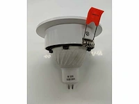 100 x downlight fitting – draaibaar – gu10 – zwart/wit – ip20 - afbeelding 5 van  5