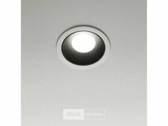 100 x downlight fitting – gu10 – zwart/wit – ip20 - afbeelding 2 van  5