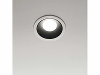 100 x downlight fitting – gu10 – zwart/wit – ip20 - afbeelding 1 van  4