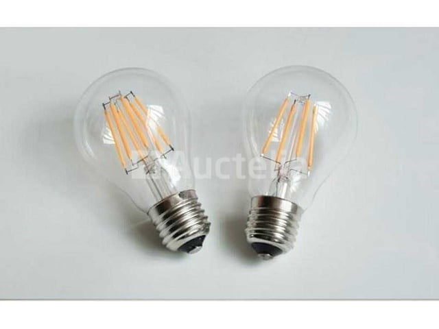 100 x filament led ball lamp 4w – 4200k neutraal wit – e27 - helder glas - afbeelding 2 van  5