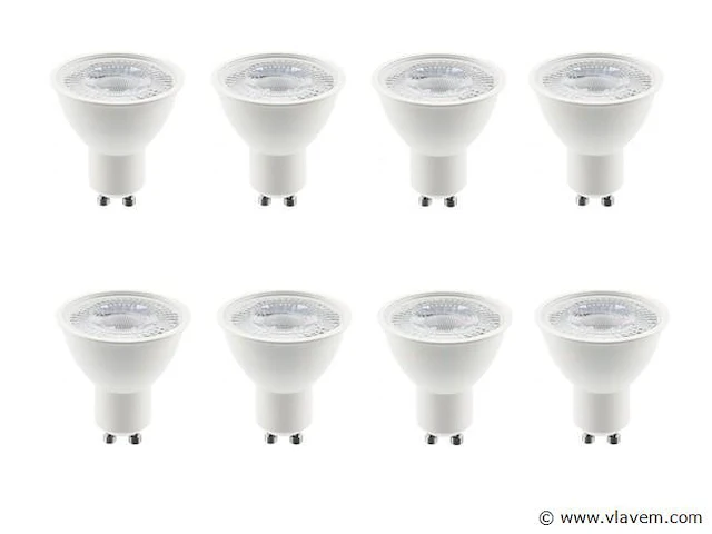100 x gt gu10 ledlampen met lens 4000k - afbeelding 3 van  10