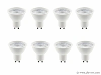100 x gt gu10 ledlampen met lens 4000k - afbeelding 3 van  10