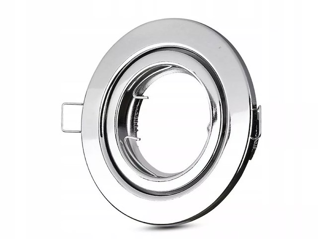 100 x gu10 inbouw armatuur chroom met lamphouder - afbeelding 4 van  9