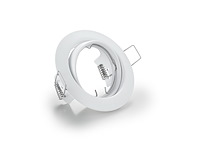 100 x gu10 inbouw armatuur zand wit met lamphouder