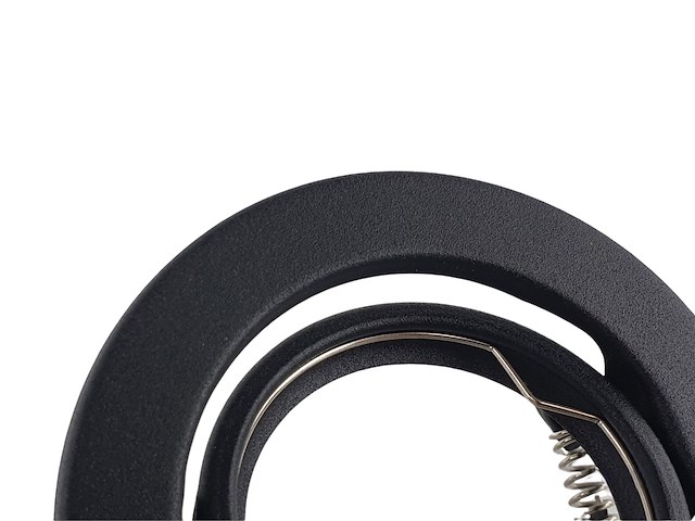 100 x gu10 inbouw armatuur zand zwart met lamphouder - afbeelding 5 van  8