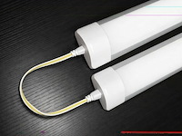 100 x led batten 18w – 60cm – 6500k koud wit – ip20 stofdicht – koppelbaar - afbeelding 4 van  6