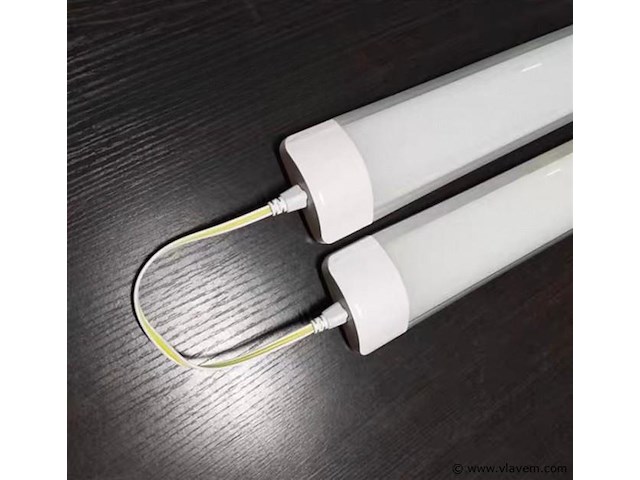 100 x led batten 36w – 120cm – 4000k neutraal wit – ip20 stofdicht – koppelbaar - afbeelding 2 van  6