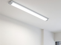 100 x led batten 45w – 150cm – 6500k koud wit – ip20 stofdicht – koppelbaar - afbeelding 1 van  5