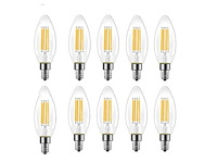 100 x led filament lamp c35 – 6w – e14 – dimbaar – 2700k warm wit - afbeelding 3 van  3