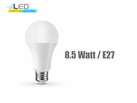 100 x led lamp opaal wit 8.5 watt a60 - afbeelding 1 van  9