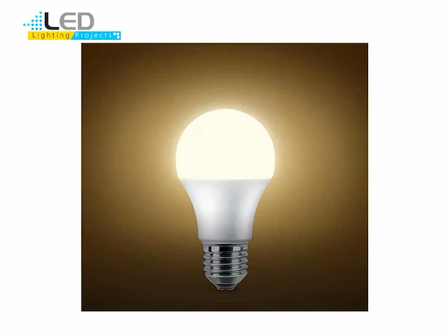 100 x led lamp opaal wit 8.5 watt a60 - afbeelding 8 van  9