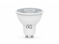 100 x led spot gu10 – 6w – 4200k neutraal wit – ip20 - afbeelding 1 van  4