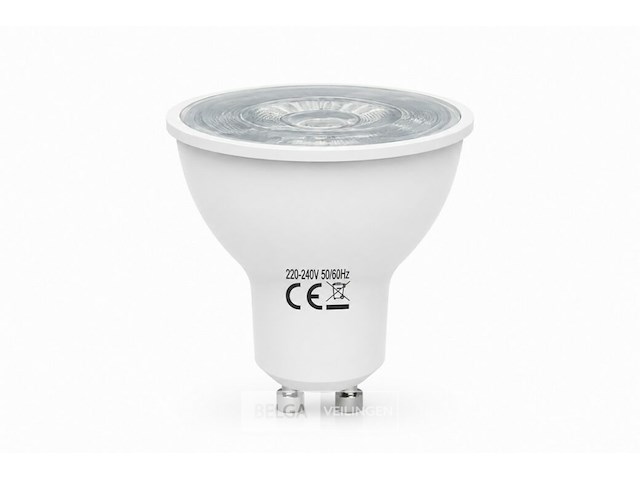 100 x led spot gu10 – 6w – 4200k neutraal wit – ip20 - afbeelding 2 van  5