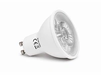 100 x led spot gu10 – 6w – 6400k koud wit – ip20