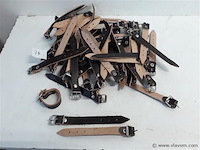 100 x lederen riempjes 15 cm - afbeelding 1 van  2