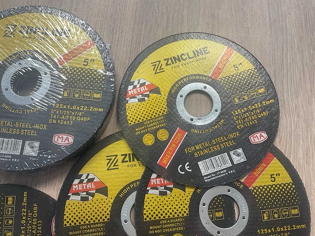 100 x snijschijven voor inox en staal - afbeelding 2 van  4