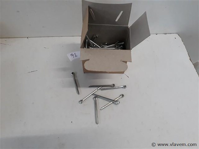 100 x splitpennen 6,3x63 mm - afbeelding 1 van  2