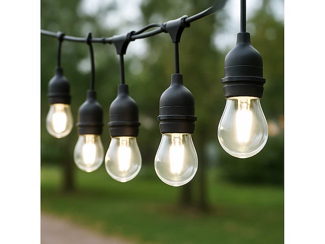 100 x st45 filament shockproof led lamp – 6000k koud wit – e27 – wit - afbeelding 9 van  10