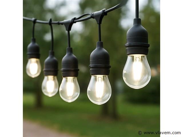 100 x st45 filament shockproof led lamp – 6000k koud wit – e27 – wit - afbeelding 3 van  5