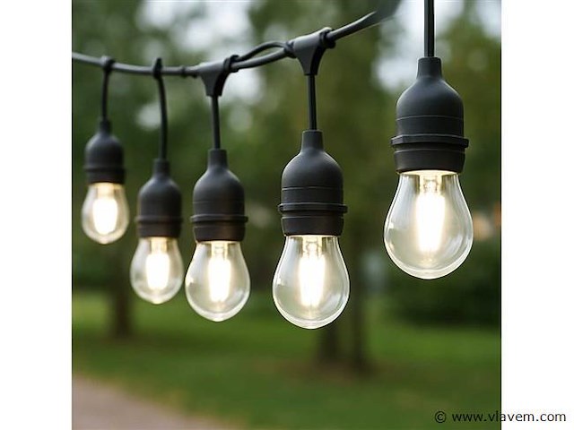 100 x st45 filament shockproof led lamp – 6000k koud wit – e27 – wit - afbeelding 3 van  5