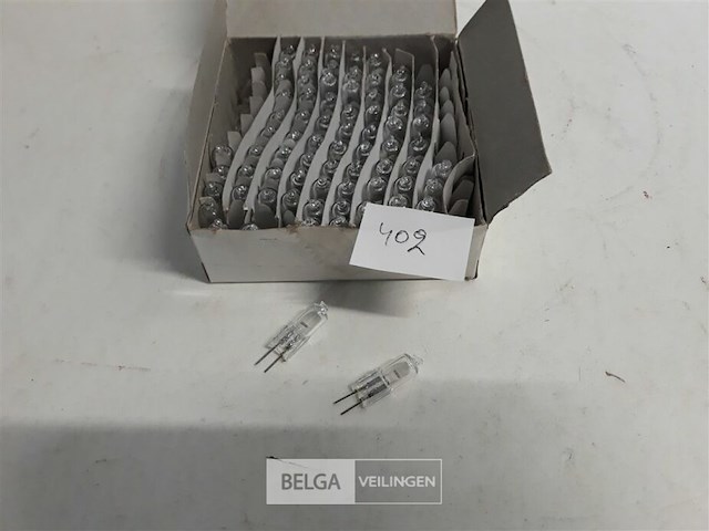 100 x steeklamp halogeen g4 20w - afbeelding 1 van  3