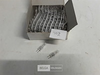 100 x steeklamp halogeen g4 20w - afbeelding 2 van  3