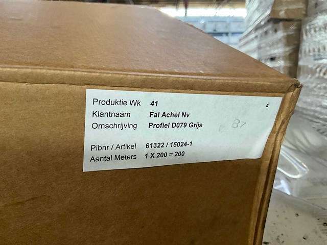 1000 lopende meter epdm glasrubber grijs (kp1010) - afbeelding 5 van  5